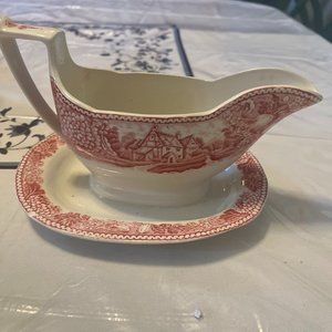 English Countryside Adams EST 1657 England Gravy Boat